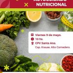Taller de alimentación saludable este viernes en Alto Comedero   