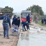 Avanzan las obras de pavimentación en calle Cicarelli del barrio ADEP