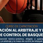 El Carmen: “Iniciación al Arbitraje y Mesa de Control de Básquet”