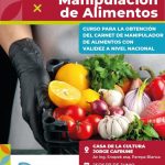 Inicia el curso de manipulación de alimentos con validez nacional
