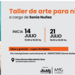 Taller de arte para niños en la Casa Macedonio Graz