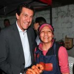 El gobernador Sadir visitó el convocante Festival Provincial del Buñuelo
