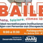 Jornada interinstitucional de ritmo y baile para Personas con Discapacidad