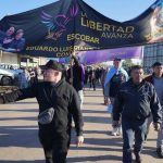 Lanzaron pedradas en la desconcentración del acto de Javier Milei en Moreno